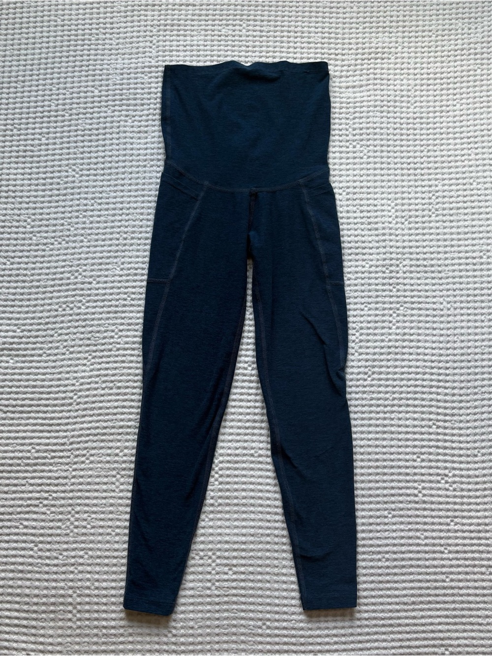 Beyond The Bump Beyond Yoga Spacedye Love the Bump Maternity Legging Teal XS